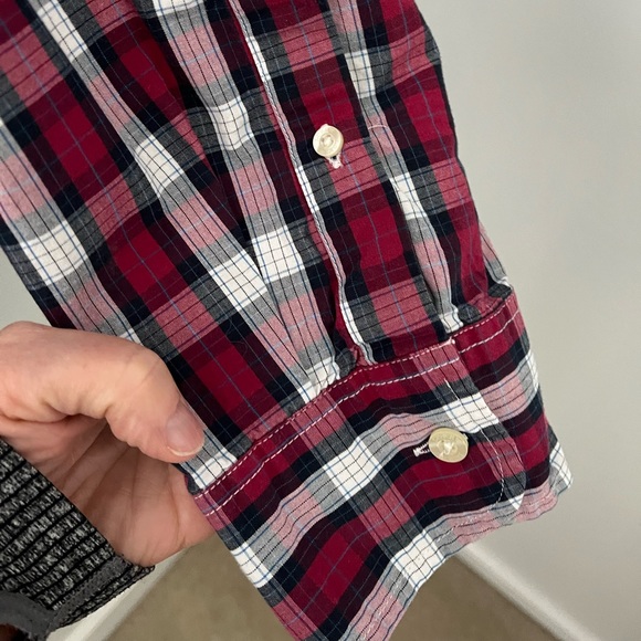 J Crew Factory Button Down Collared Shirt Sz L - Picture 6 of 8